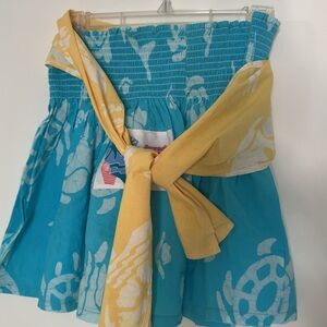 Vintage 1980’s Beach cover up skirt